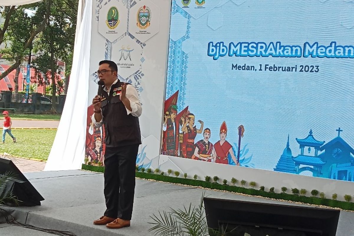 Gubernur Jabar sebut Bank BJB Mesra solusi atasi rentenir di Medan