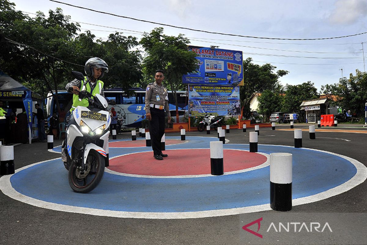 Gagal ujian praktik SIM C bisa diulang di hari yang sama