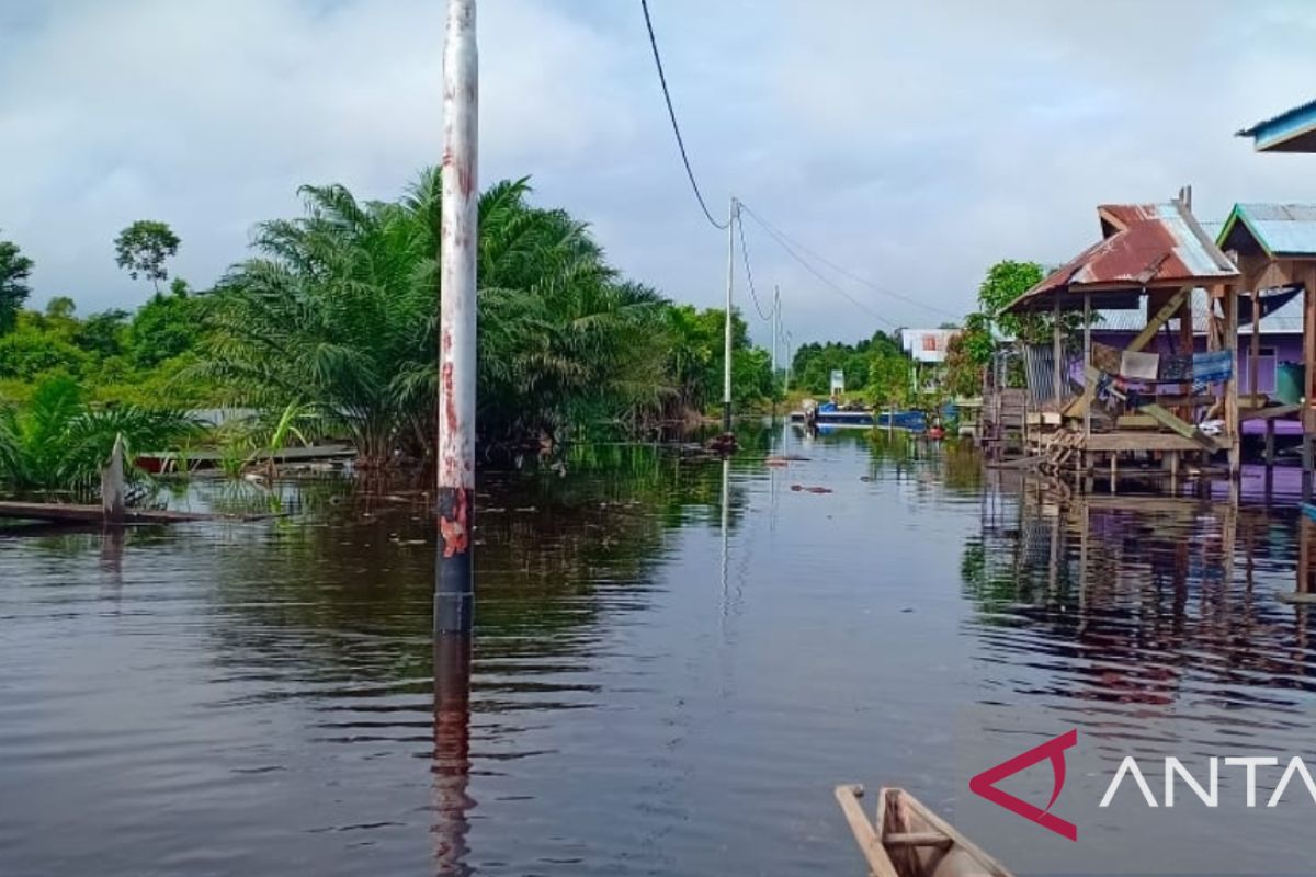 Banjir Sembakung Nunukan sudah mulai surut