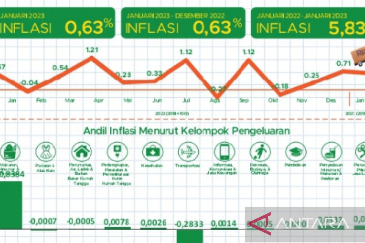 BPS : Harga ikan dan sayur mayur penyumbang terbesar inflasi di Sulsel