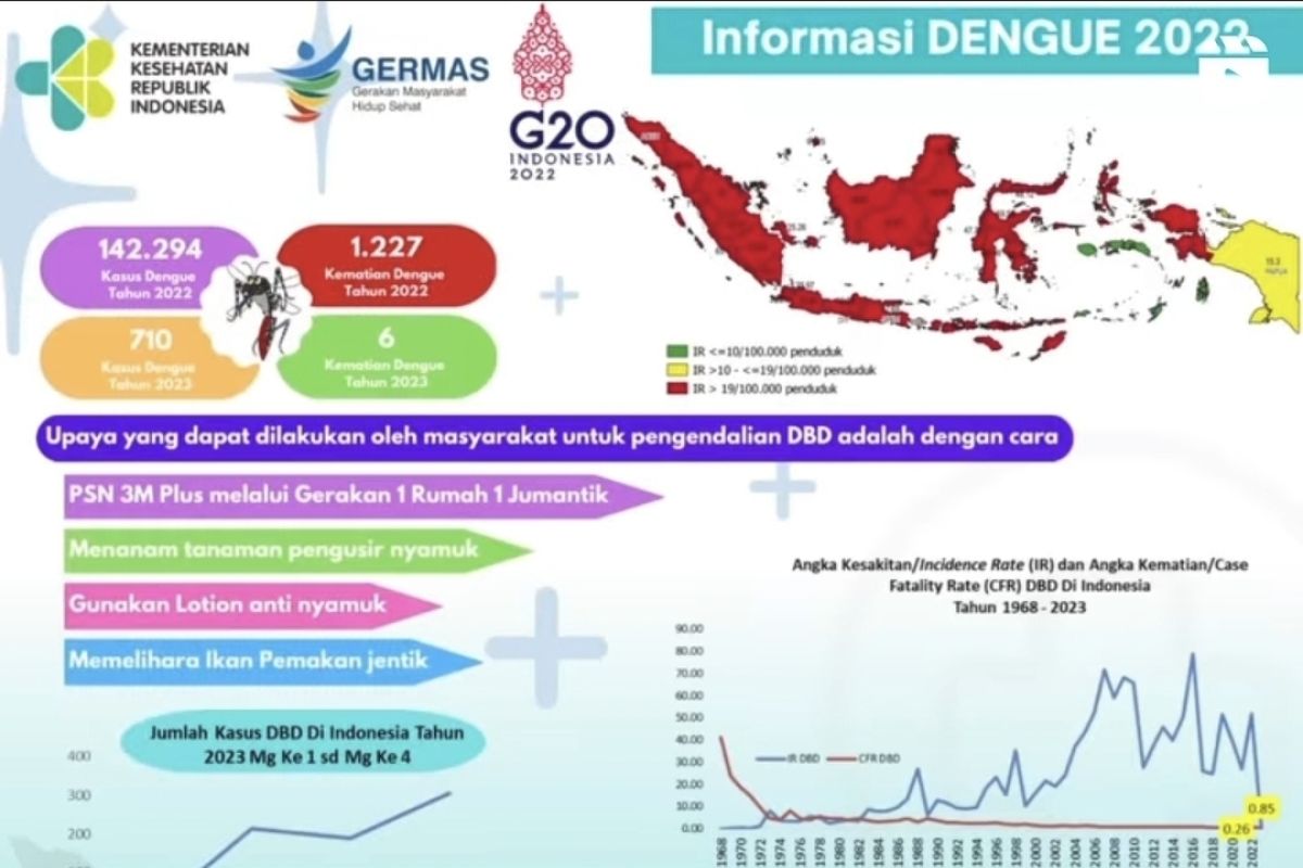 Ministry records 710 dengue cases in first month of 2023