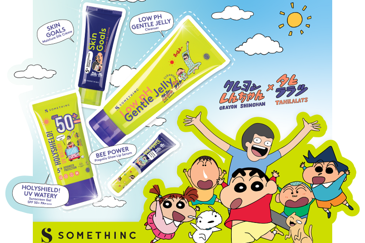 Somethinc hadirkan Crayon Shinchan untuk meriahkan tampilan produknya
