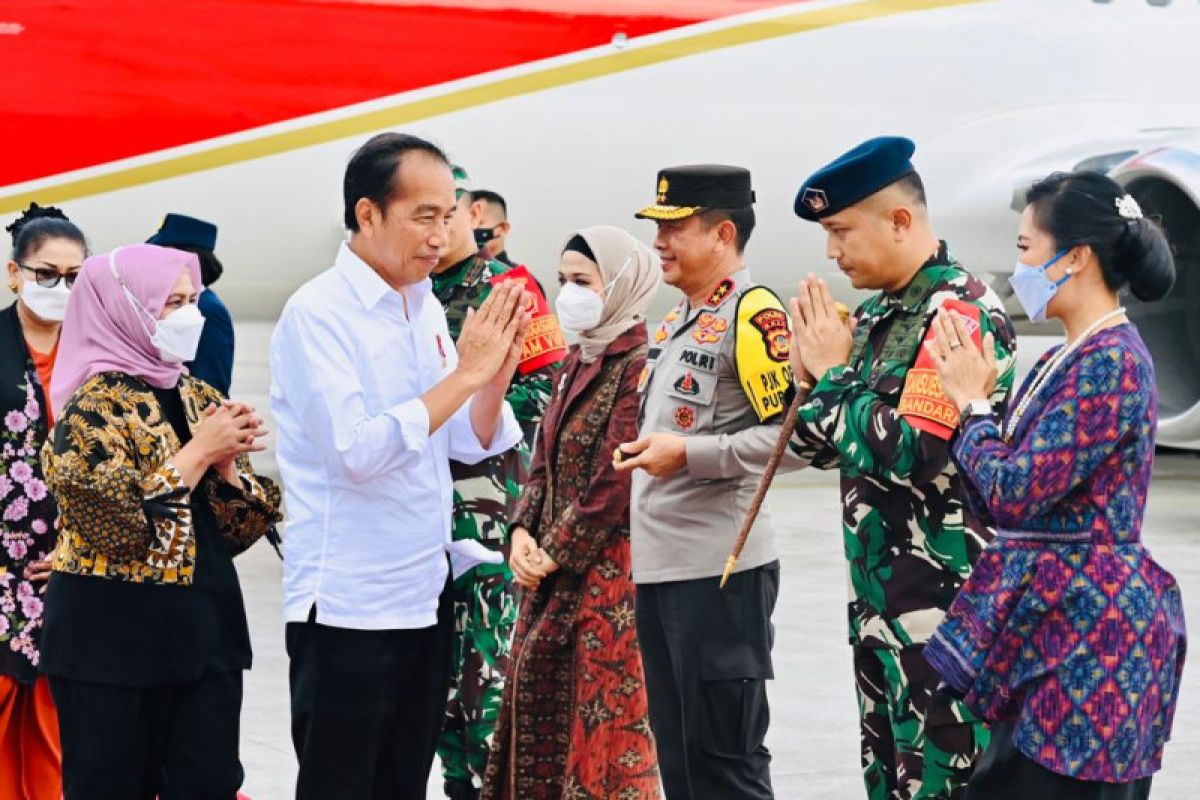 Presiden Joko Widodo lakukan kunjungan kerja ke Bali