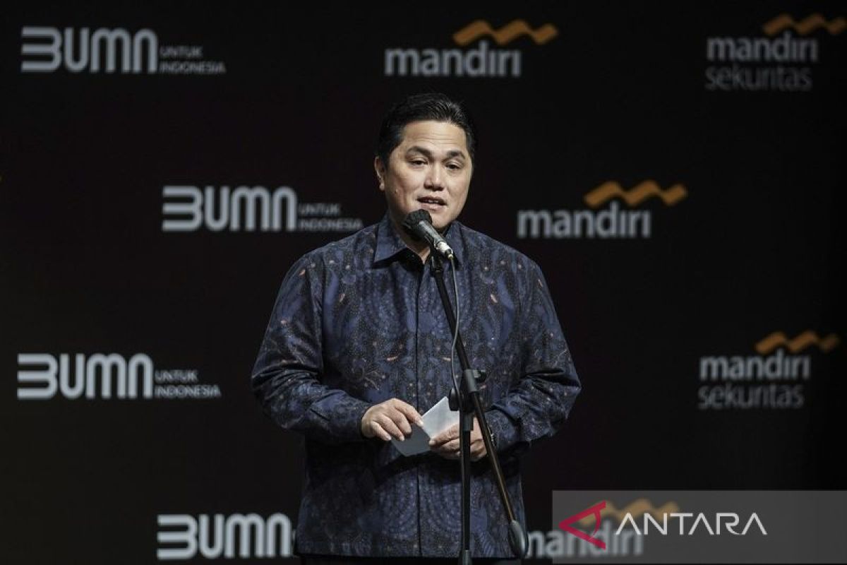 Erick Thohir pastikan BUMN bantu capai target investasi Rp1.400 triliun