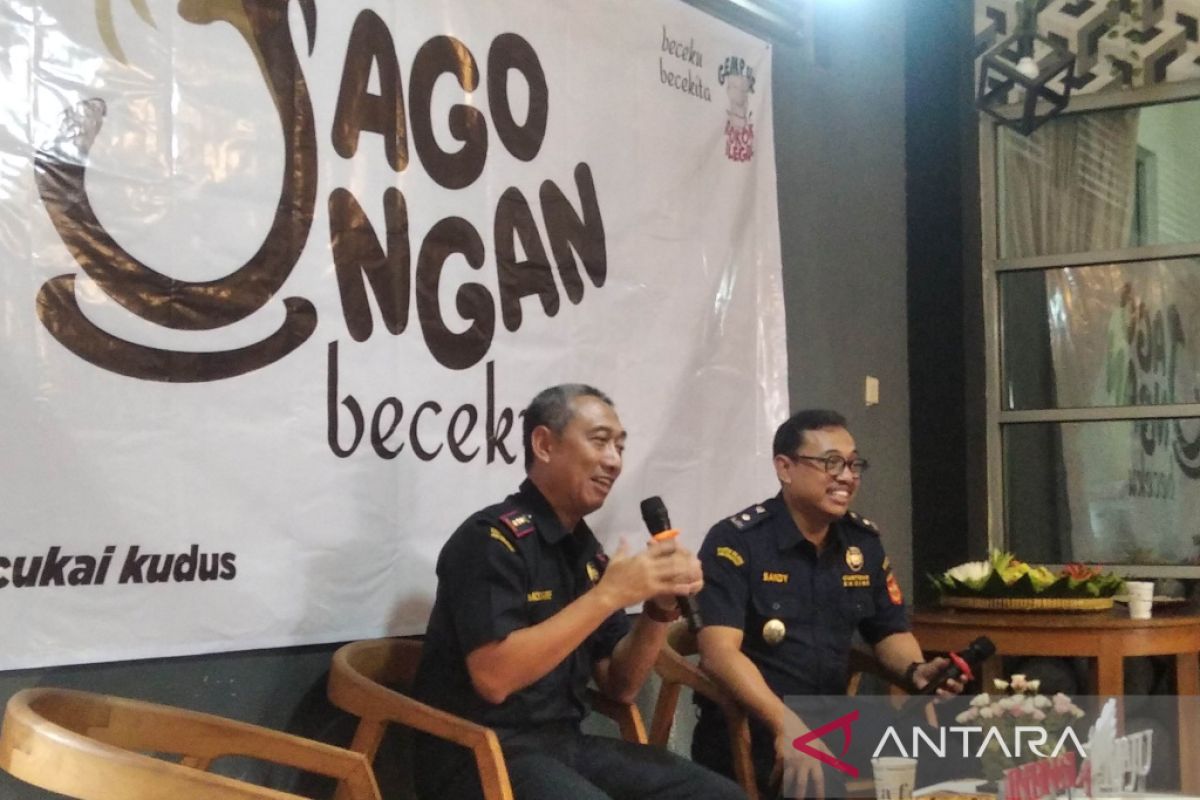 KPPBC Kudus : Penerimaan cukai rokok tahun 2022 lampaui target