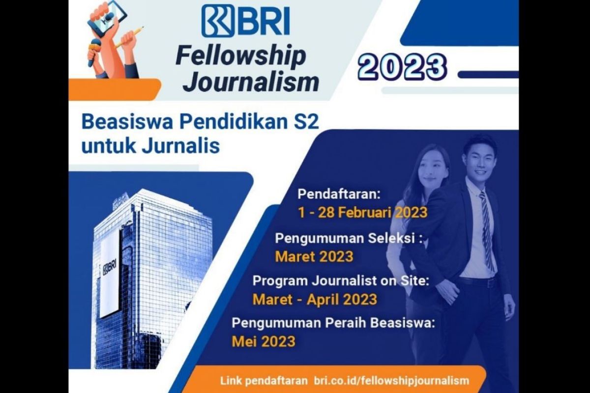 BRI kembali buka program beasiswa jurnalis tahun ini