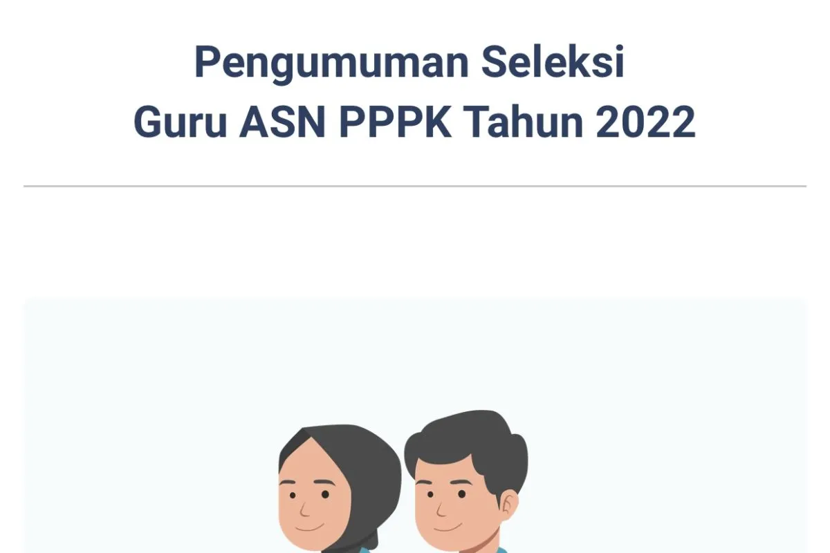 Ditunda pengumuman PPPK Guru tahun 2022