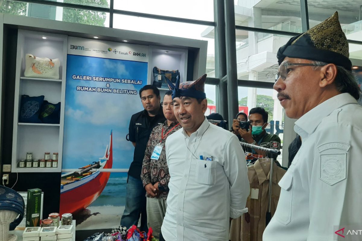 Angkasa Pura II pamerkan produk UMKM Babel di Terminal 3 Bandara Soekarno-Hatta