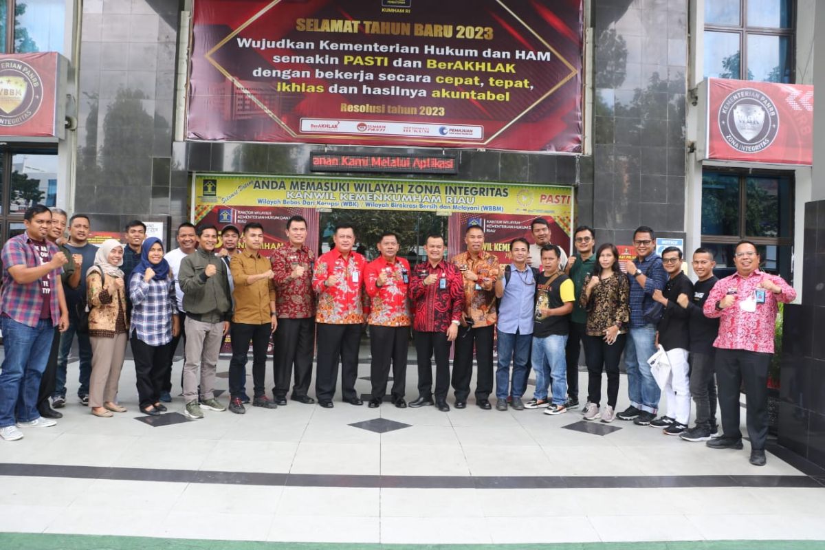 Kakanwil Kemenkumhan Riau ungkap keresahannya bersama insan pers