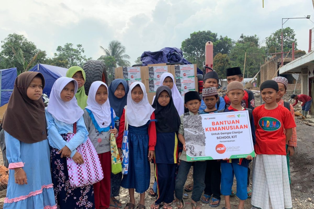 ADR Group bersama Dompet Dhuafa gulirkan bantuan paket sekolah bagi penyintas gempa