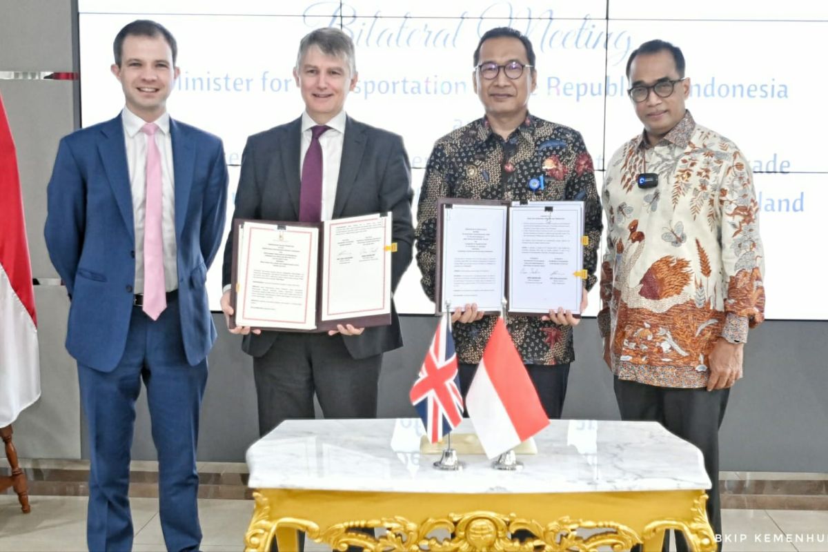 Indonesia dan Inggris sepakati kerja sama pelayaran dan pembangunan kapal