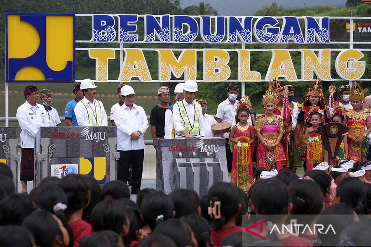 Presiden resmikan Bendungan Danu Kerti Buleleng Bali