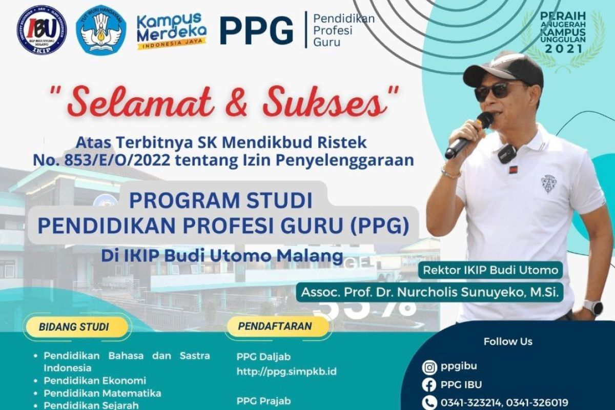 IKIP Budi Utomo Malang buka lima program studi PPG