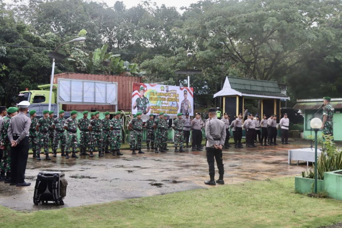 Kodim dan Polres Balangan apel bersama untuk perkuat sinergitas