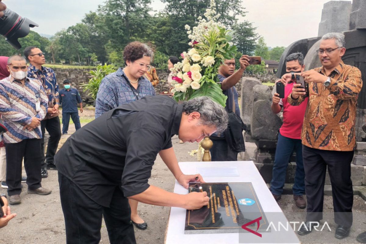 Dirjen Kebudayaan meresmikan purna pugar Candi Perwara Candi Prambanan