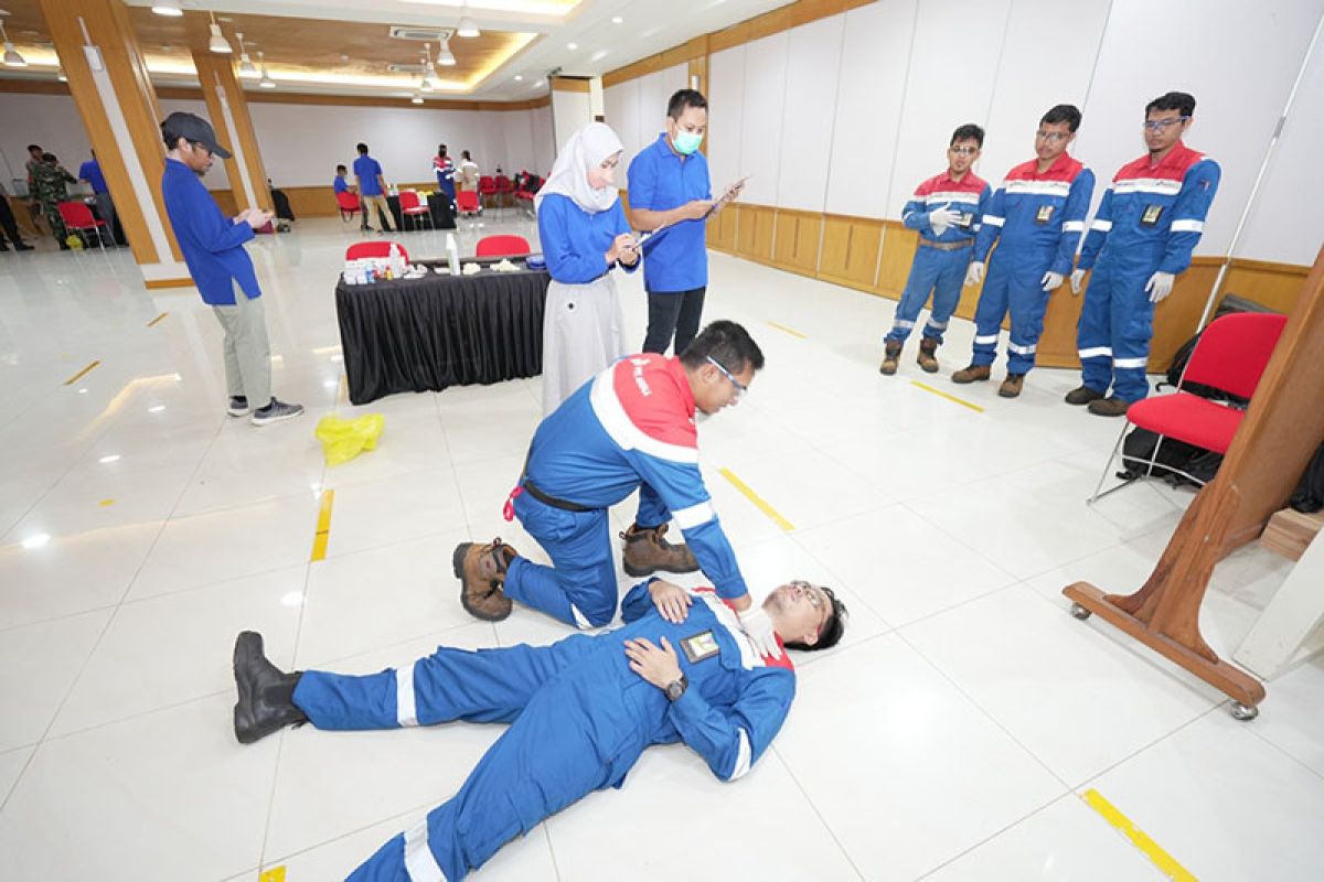 Lomba First Aider Bulan K3, upaya pemahaman penanganan keadaan darurat di area kilang