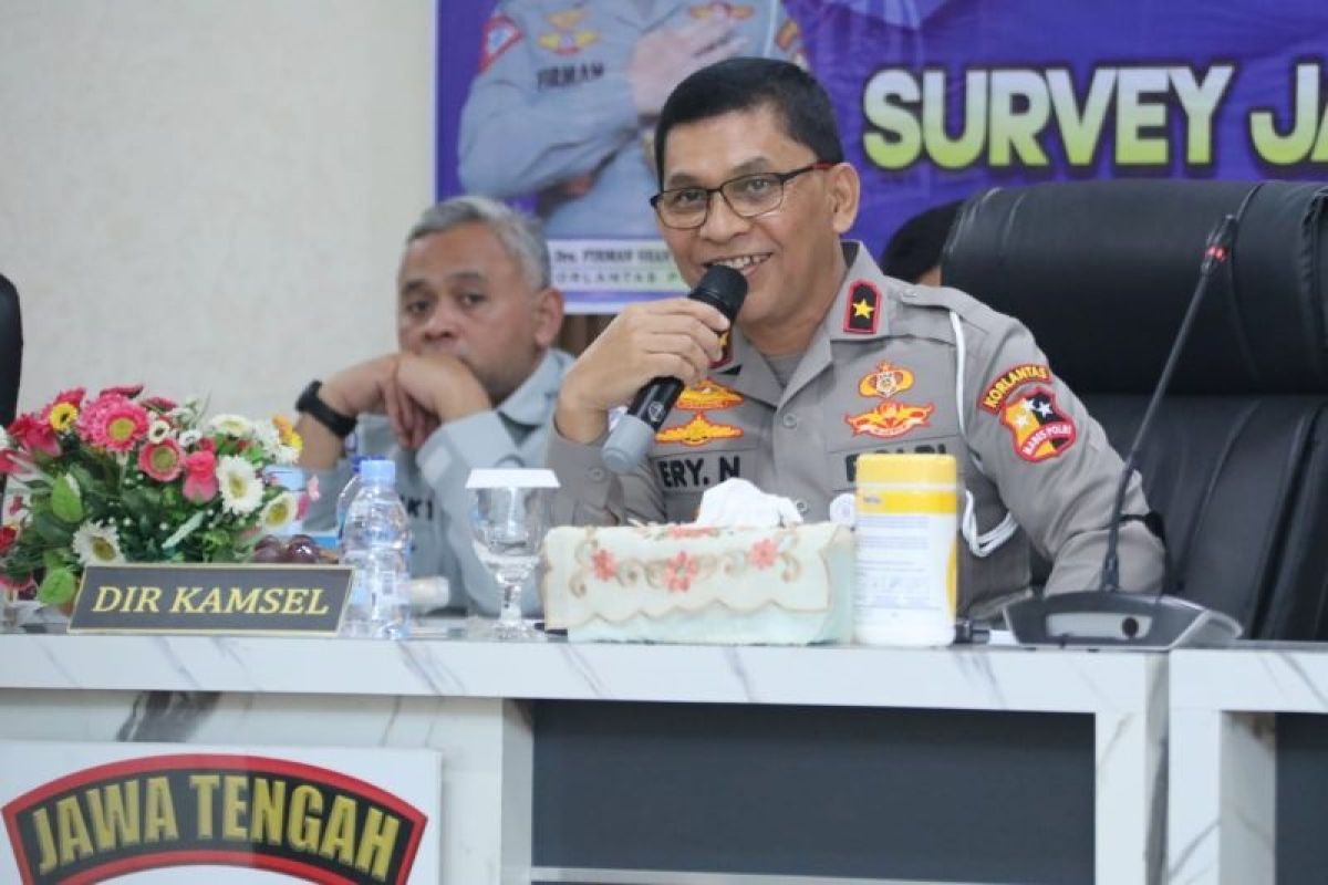 Korlantas polri lakukan survei jalur pantura Jawa jelang operasi ketupat