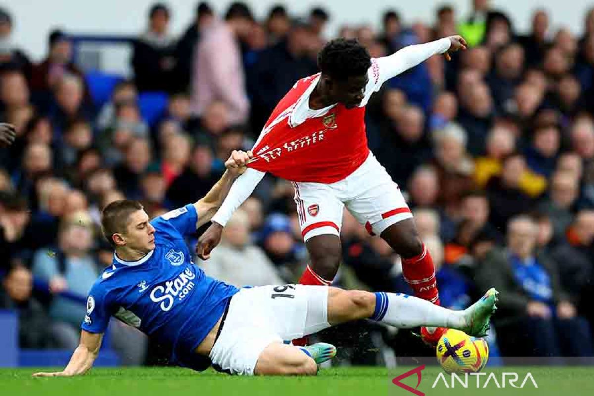 Arsenal takluk di kandang Everton dengan skor 0-1