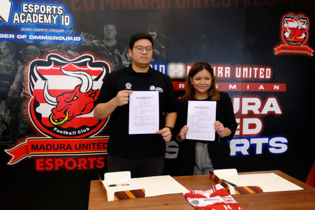 Madura United kerja sama dengan Esports Academy ID bentuk tim esport