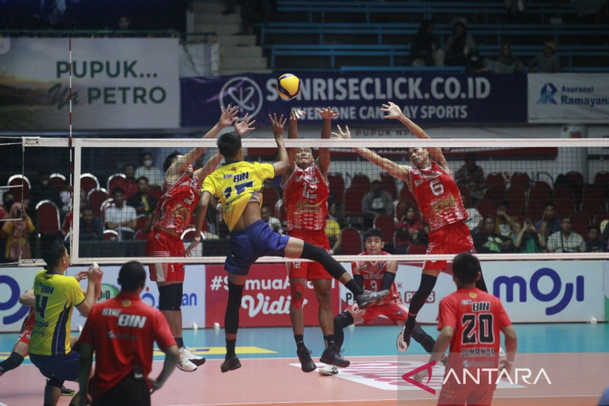 Mobile Proliga : Jakarta STIN BIN bungkam Bank Sumselbabel