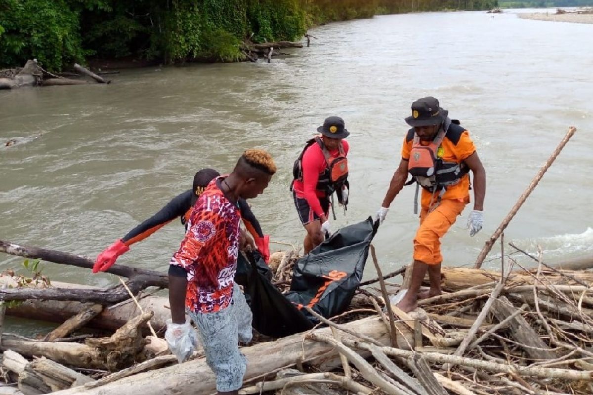 Dua jenazah korban perahu tenggelam Sungai Mamberamo ditemukan