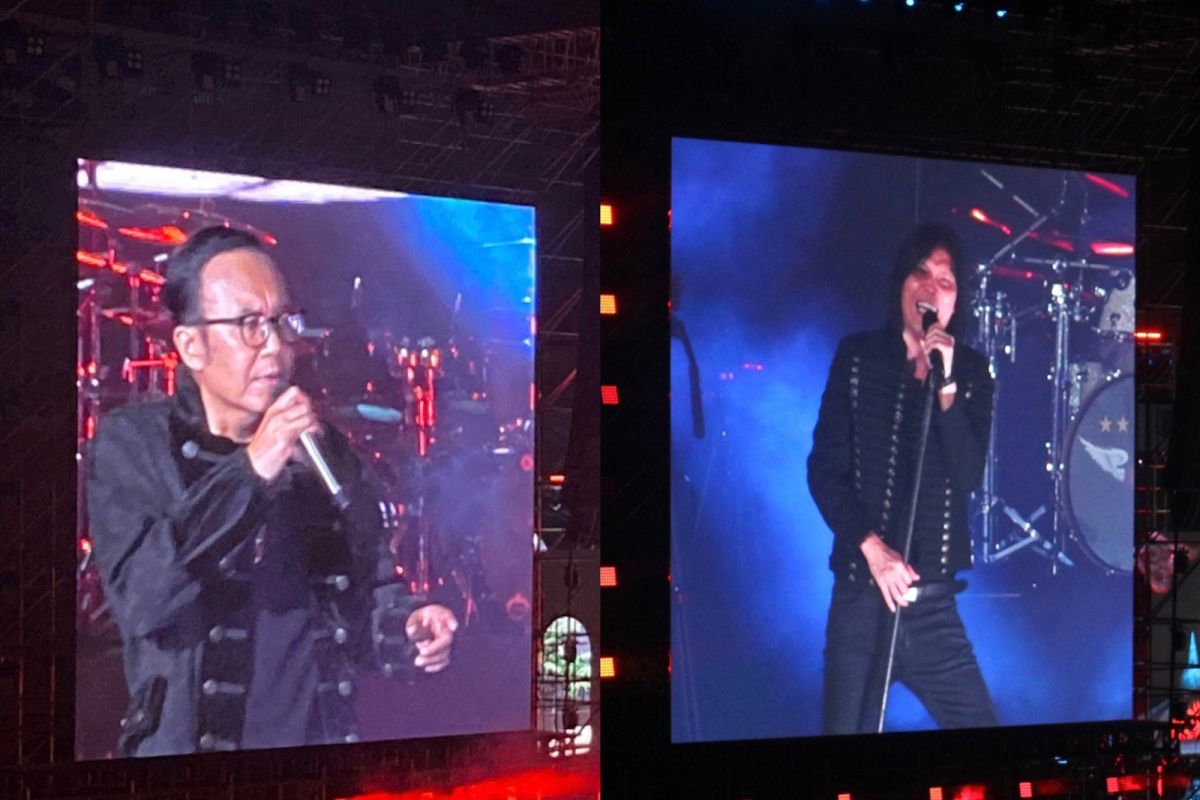 Ari Lasso dan Once kompak tampil bersama di Konser 30 tahun Dewa 19