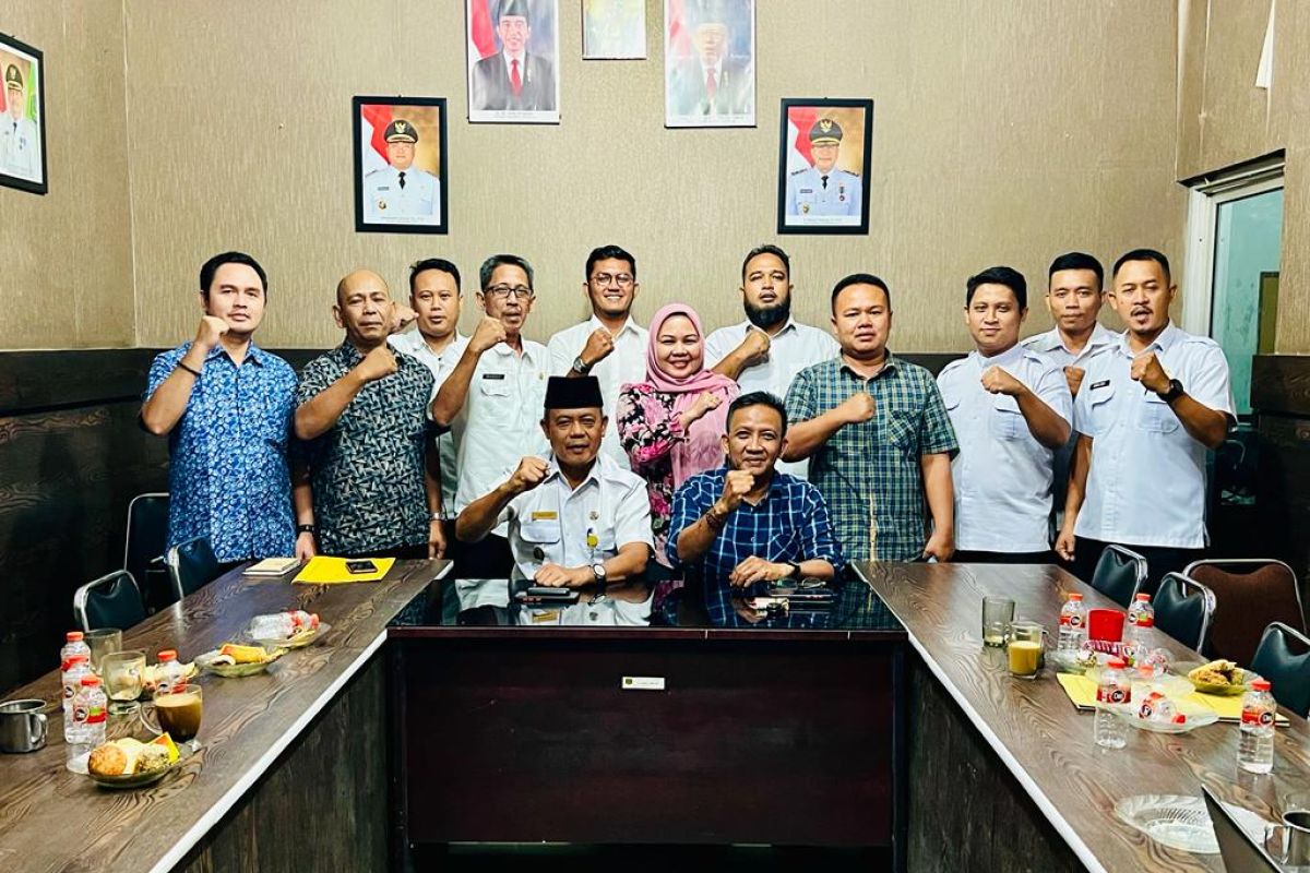 Diskominfo Labura terima kunjungan Diskominfo Padang Sidempuan