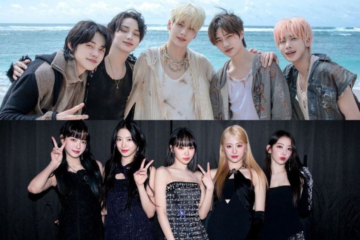 Grup K-Pop TXT dan Le Sserafim berhasil duduki peringkat pertama Oricon