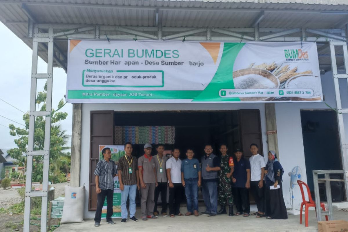JOB Tomori dan IMZ Dompet Dhuafa resmikan gerai BUMDESa Sumber Harapan di Kabupaten Banggai
