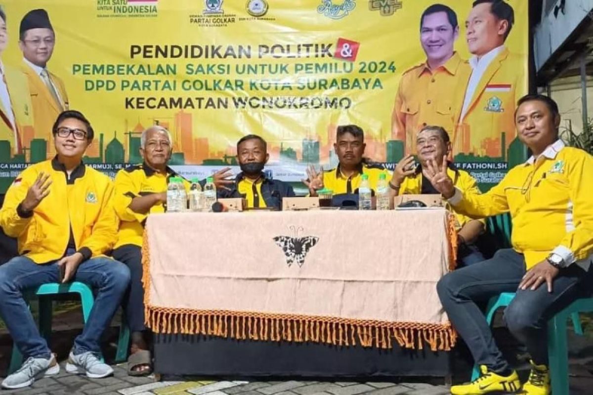 DPD Golkar Surabaya cek kesiapan struktur partai menangkan Pemilu 2024