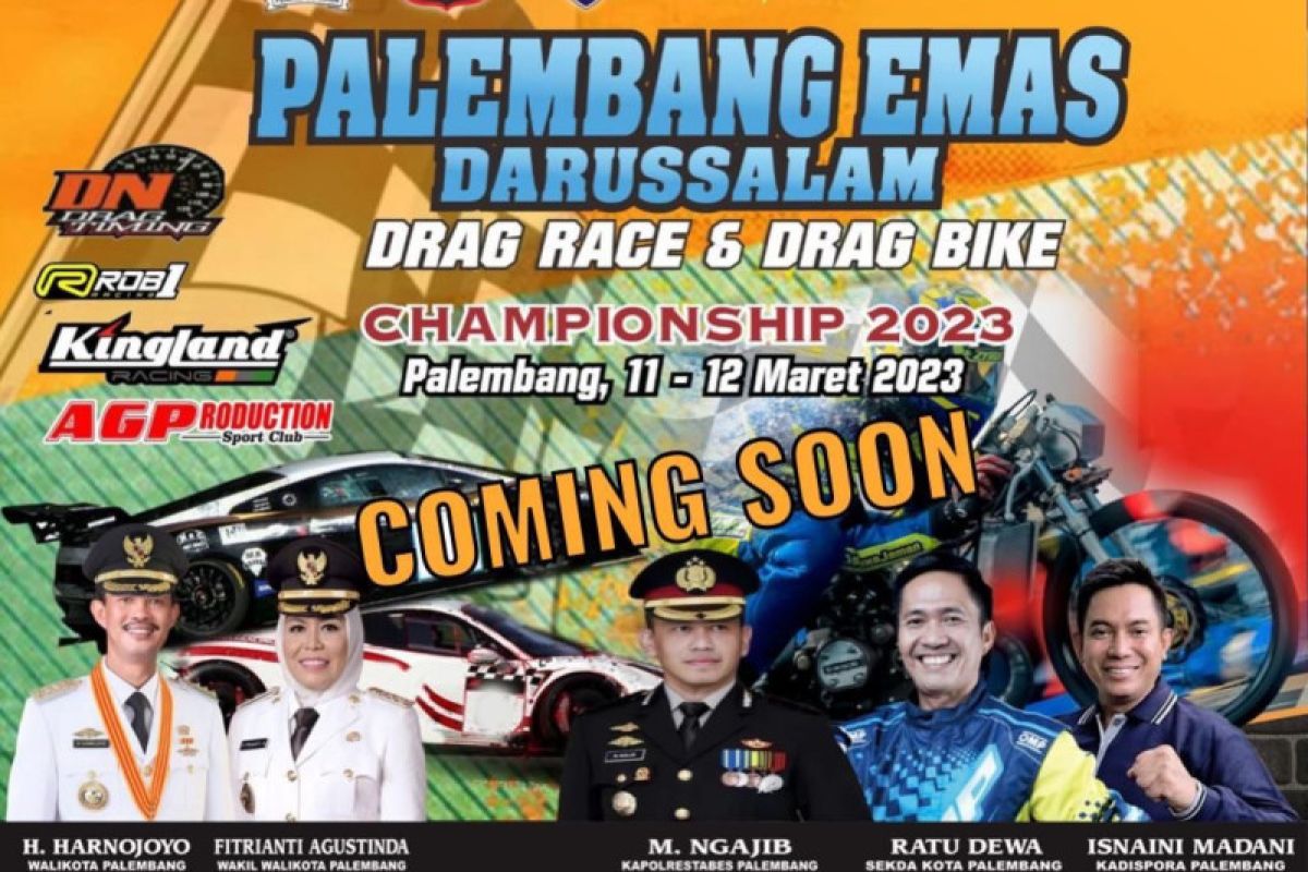 Palembang gelar "Drag Race and Drag Bike Championship" 2023