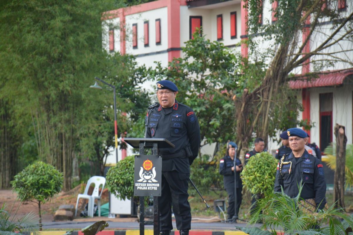 Kapolda Kepri minta Brimob amankan kebijakan pemerintah