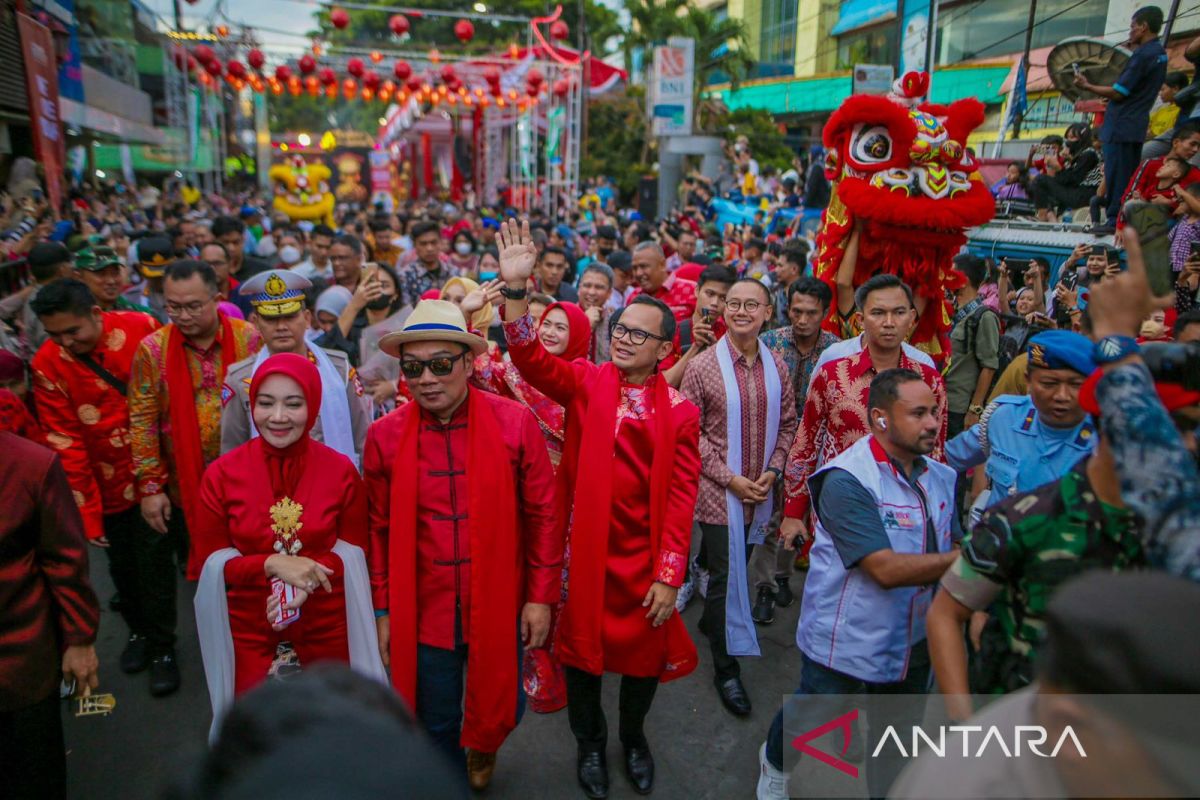 Sebagai kepala daerah RK dan Bima Arya pamit dari Cap Go Meh Bogor