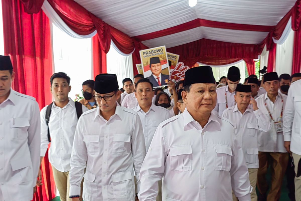 Prabowo menghadiri HUT ke-15 Partai Gerindra