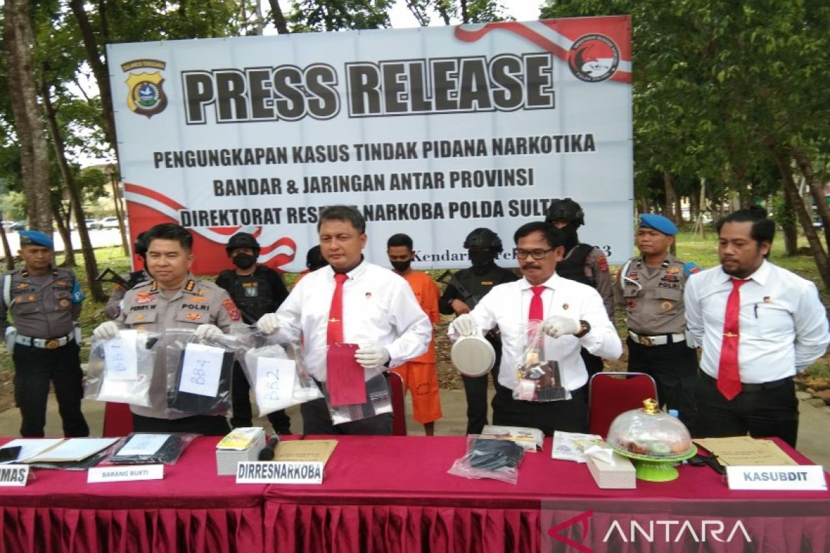 Seorang bandar narkoba di Kendari Sultra terancam pidana mati