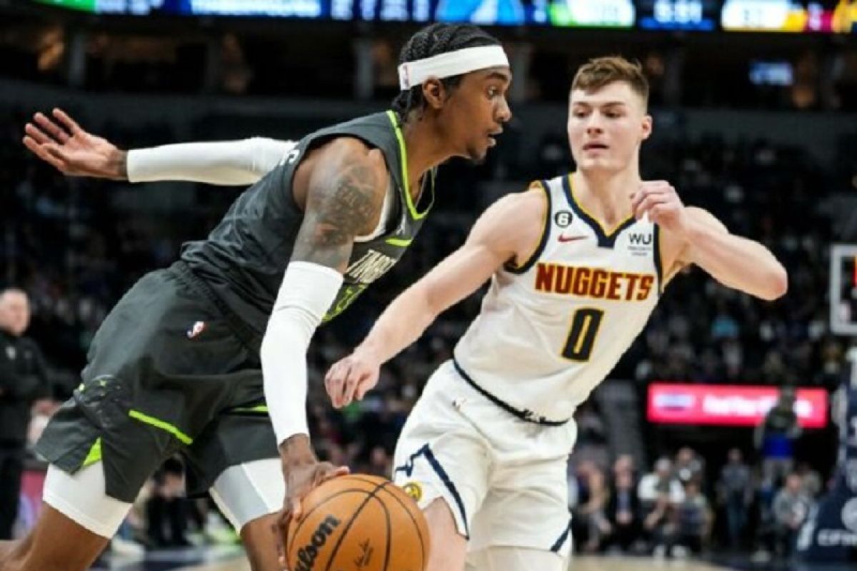 Tanpa Nikola Jokic, Nuggets keok dihajar Wolves 128-98