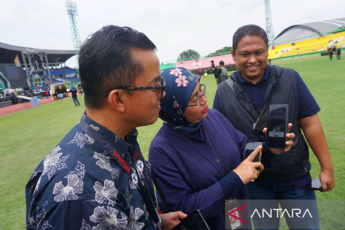 Seabad NU, Telkomsel perkuat kenyamanan komunikasi di GOR Sidoarjo