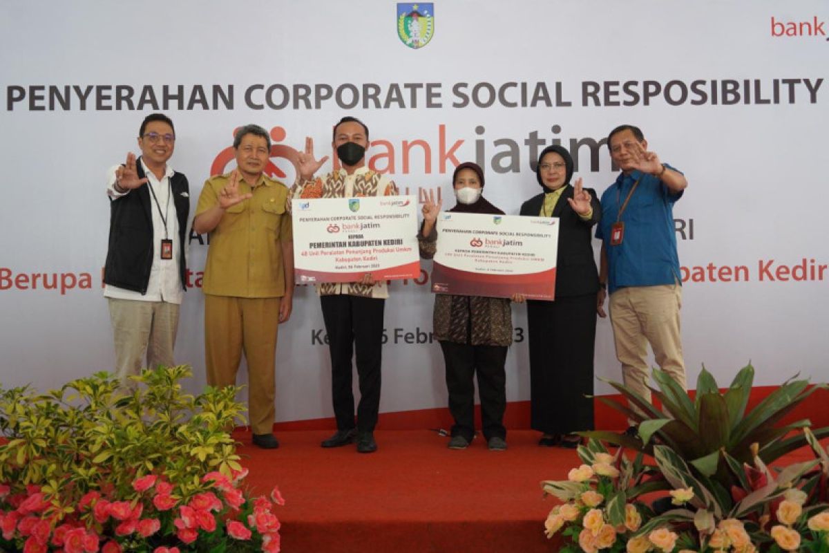 Sebanyak 148 UMKM Kediri dapat bantuan alat produksi dari Bank Jatim