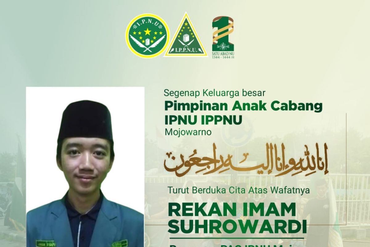 Seorang nahdliyin asal Jombang meninggal di Sidoarjo