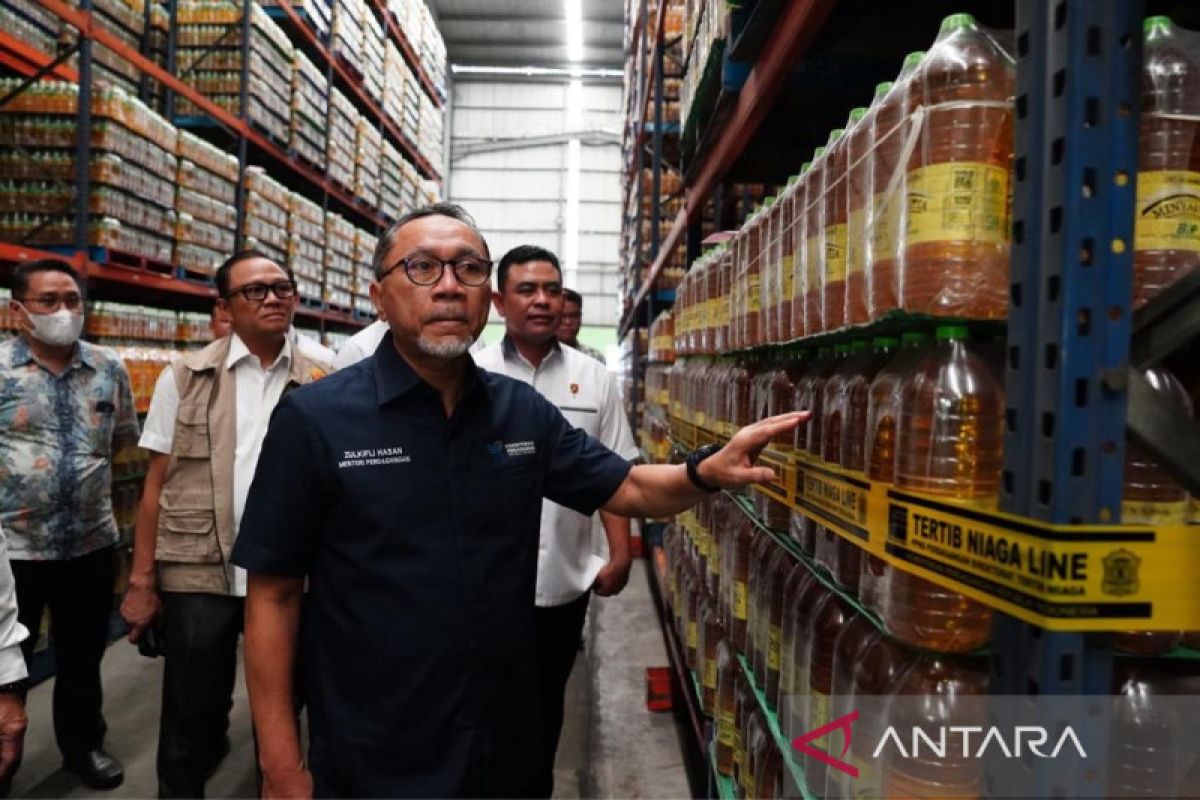 Mendag temukan 500 ton MinyaKita siap edar di Jakarta