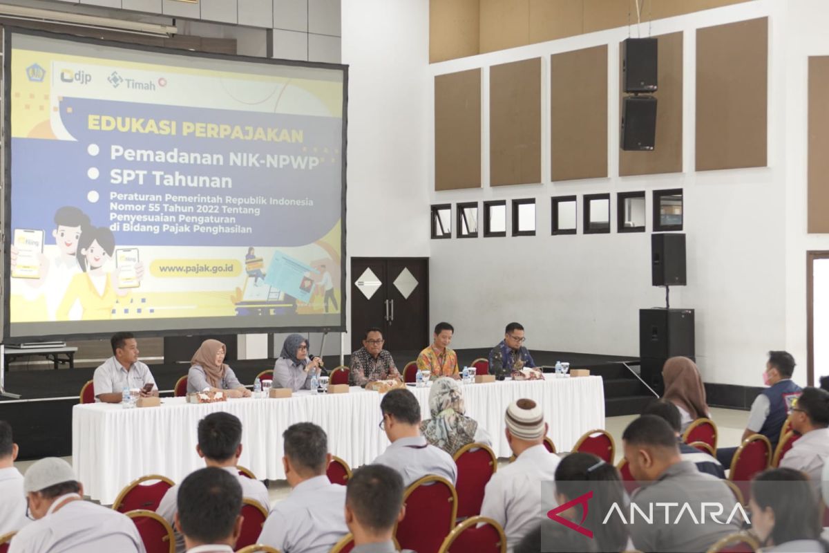 Karyawan Timah Ikuti Edukasi Perpajakan, Simulasikan Langsung Pemadanan NIK Jadi NPWP