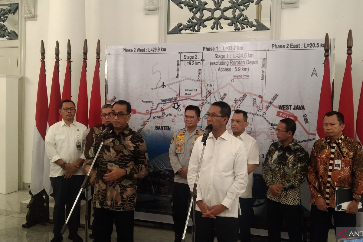 Menhub sebut trase LRT Velodrome-Manggarai rampung September 2024