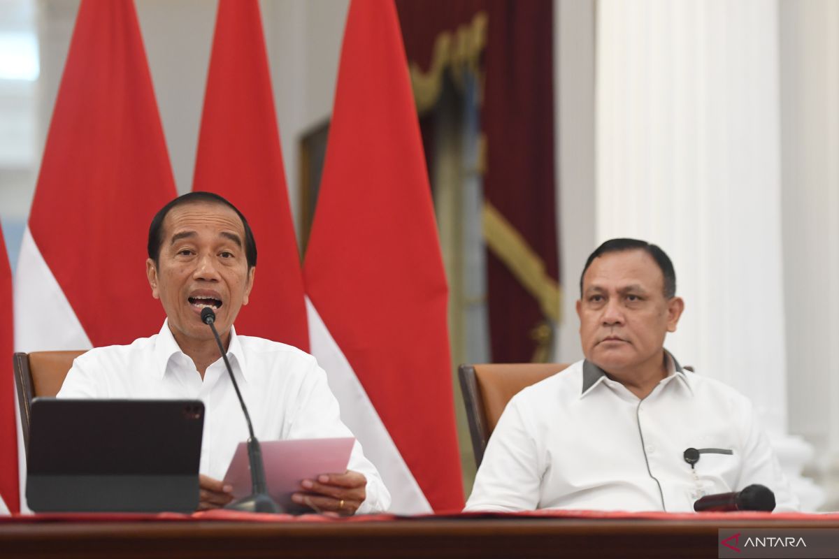 Soal surat pengunduran diri Firli, Jokowi: Belum sampai di meja saya