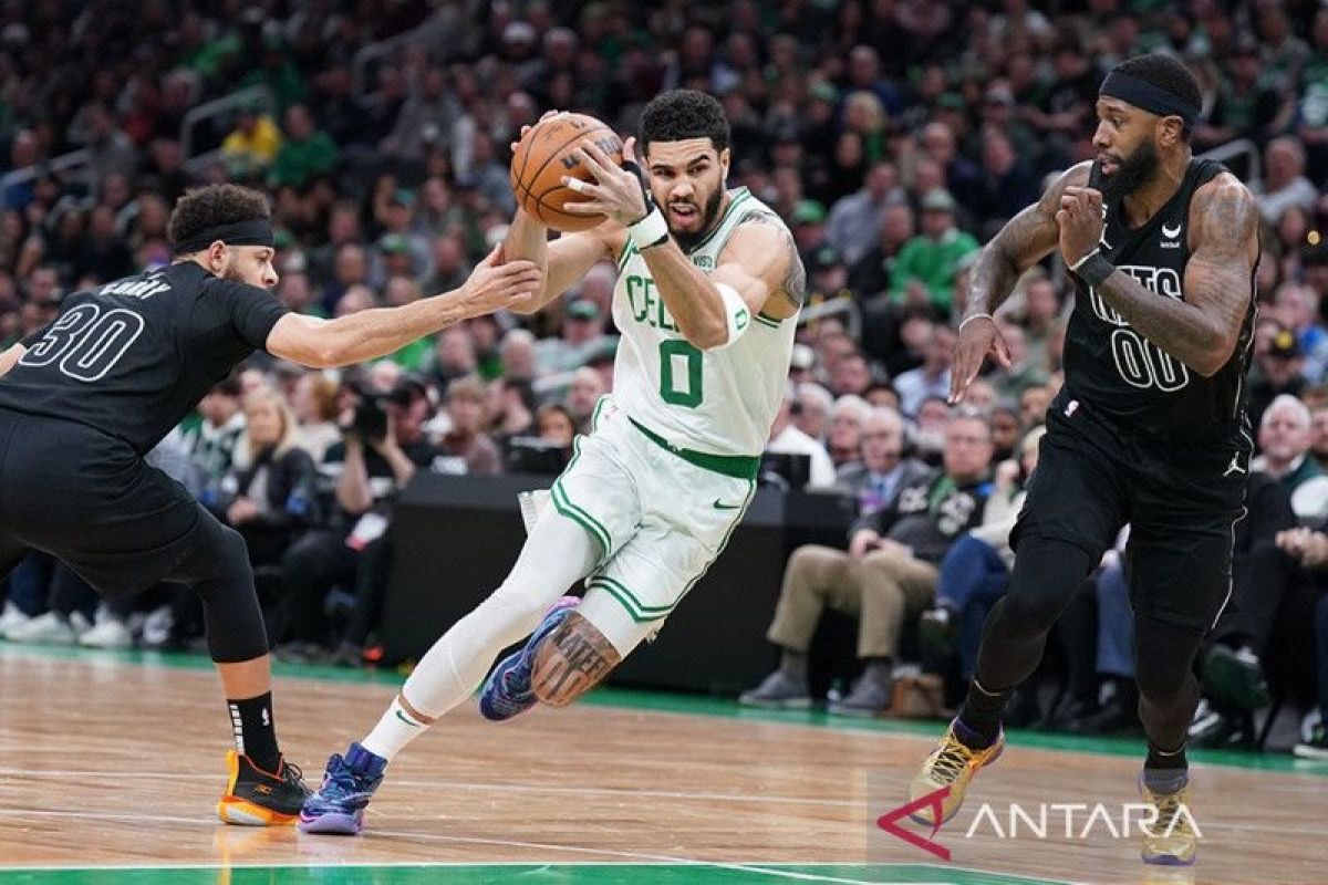 Jayson Tatum berhasil cetak 34 poin, Celtics unggul 111-99 lawan Pistons