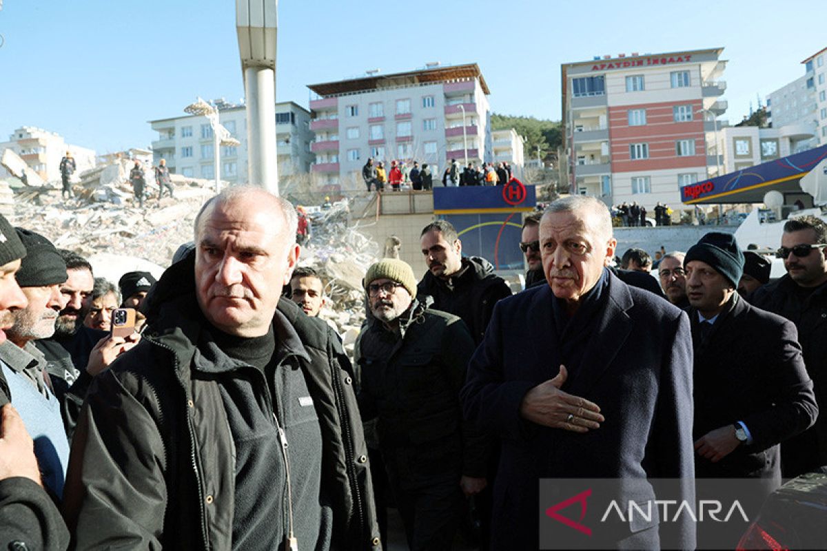Erdogan akui sejumlah kendala dalam tanggap darurat gempa di Turki