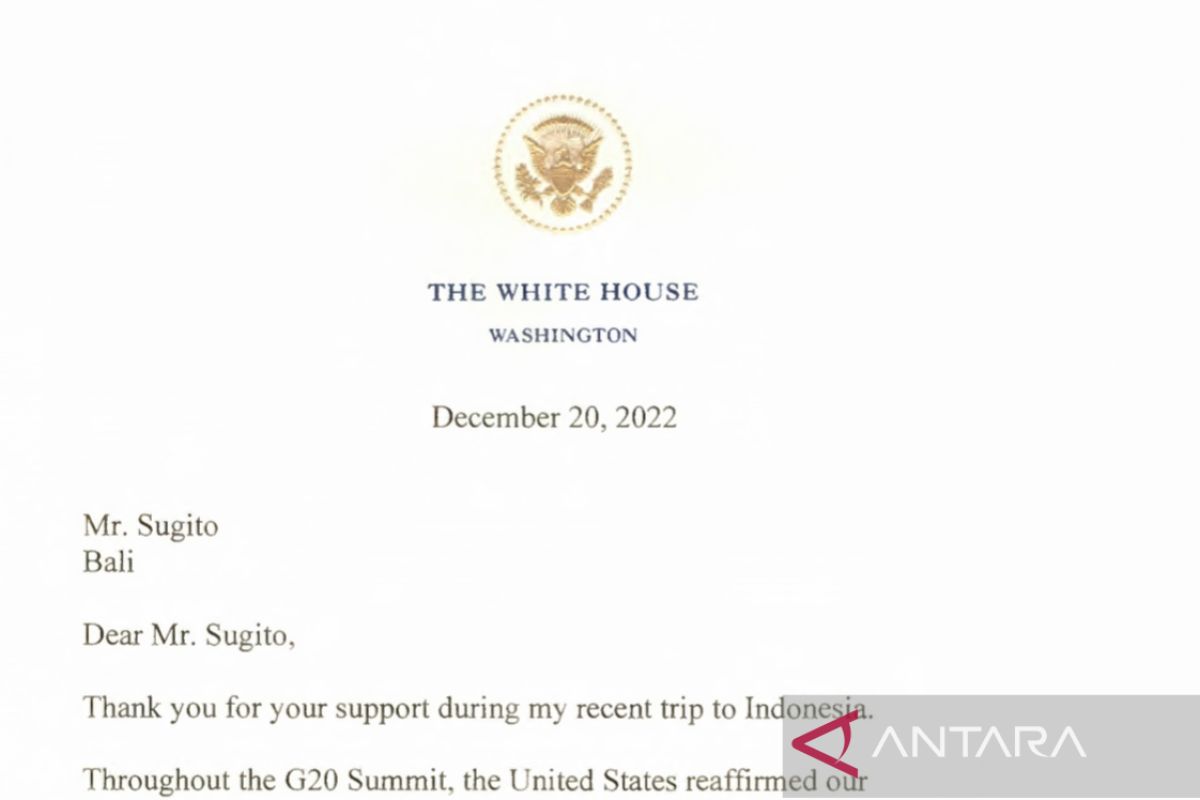 Ngurah Rai Immigration Office thanks Biden for appreciation letter