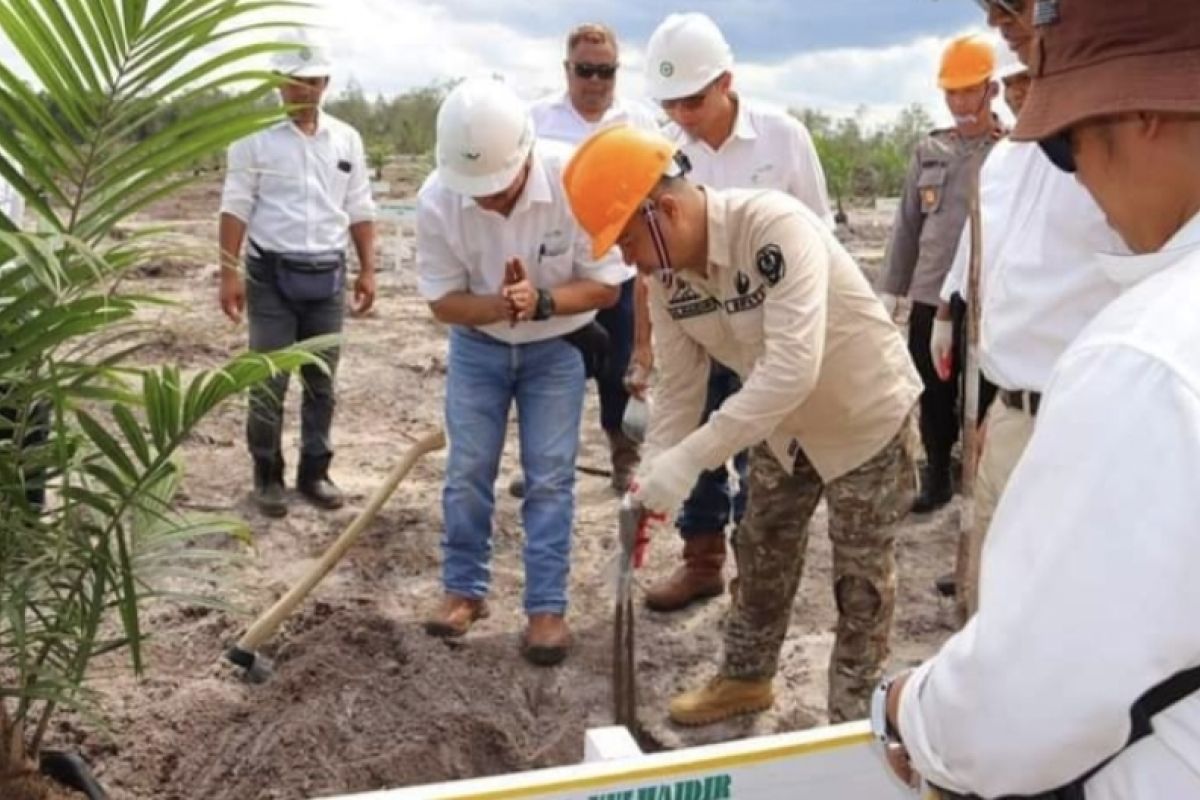 Bupati Seruyan apresiasi penanaman perdana kebun plasma PT RHS