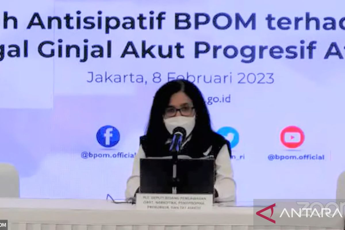 BPOM mengumumkan obat sirop Praxion aman dikonsumsi