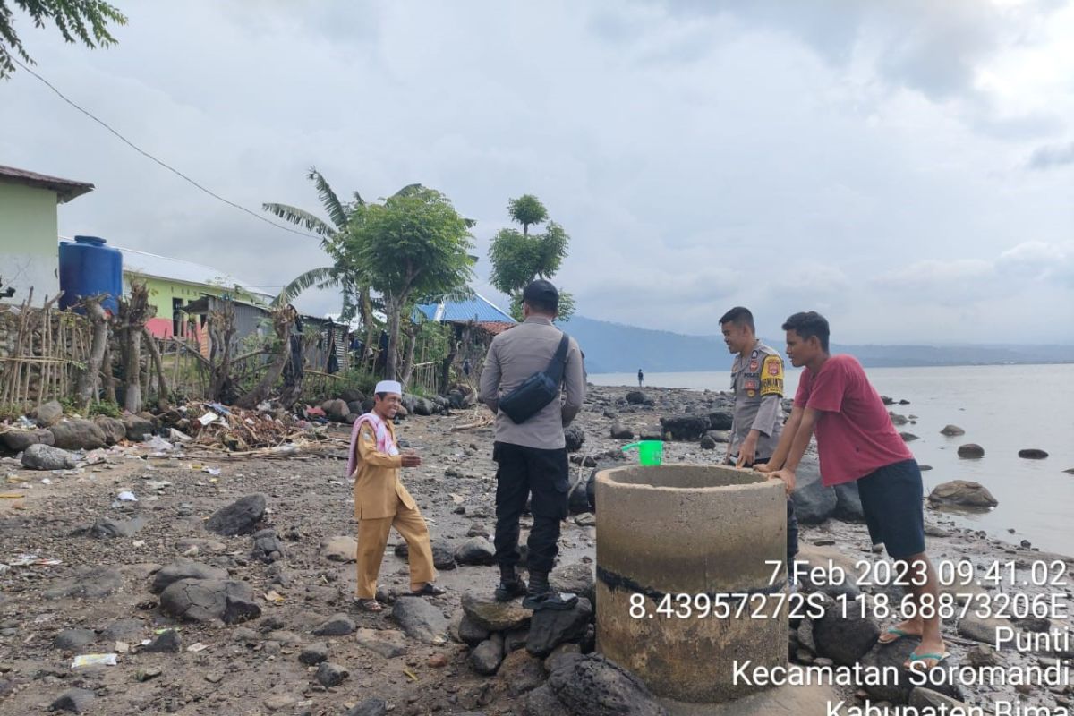 Viral sumur air tawar di bibir pantai Bima, polisi cek kebenaran