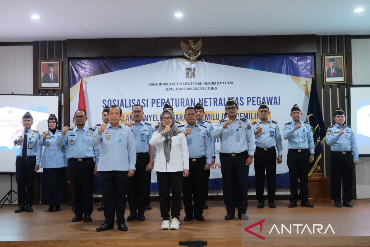 ASN Kemenkumham Babel Deklarasikan Netral Pemilu 2024 - ANTARA News ...